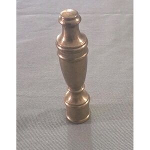Solid Brass Lamp Shade Finial 2 1/4 inches Tall Scrap Metal